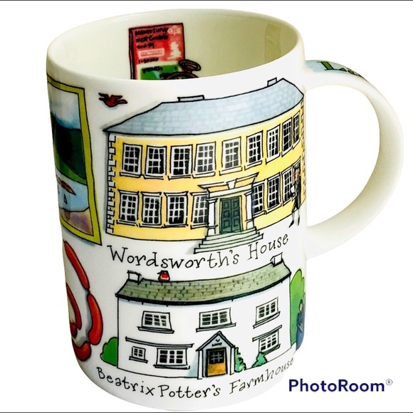 Beatrix Potter Alison Gardiner Mug Cup Lake District England UK Bone China - Picture 1 of 11